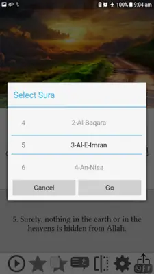 Visual Quran - With translatio android App screenshot 2